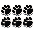 Ashley Productions Magnetic Whiteboard Eraser, Black Paw, PK6 10017